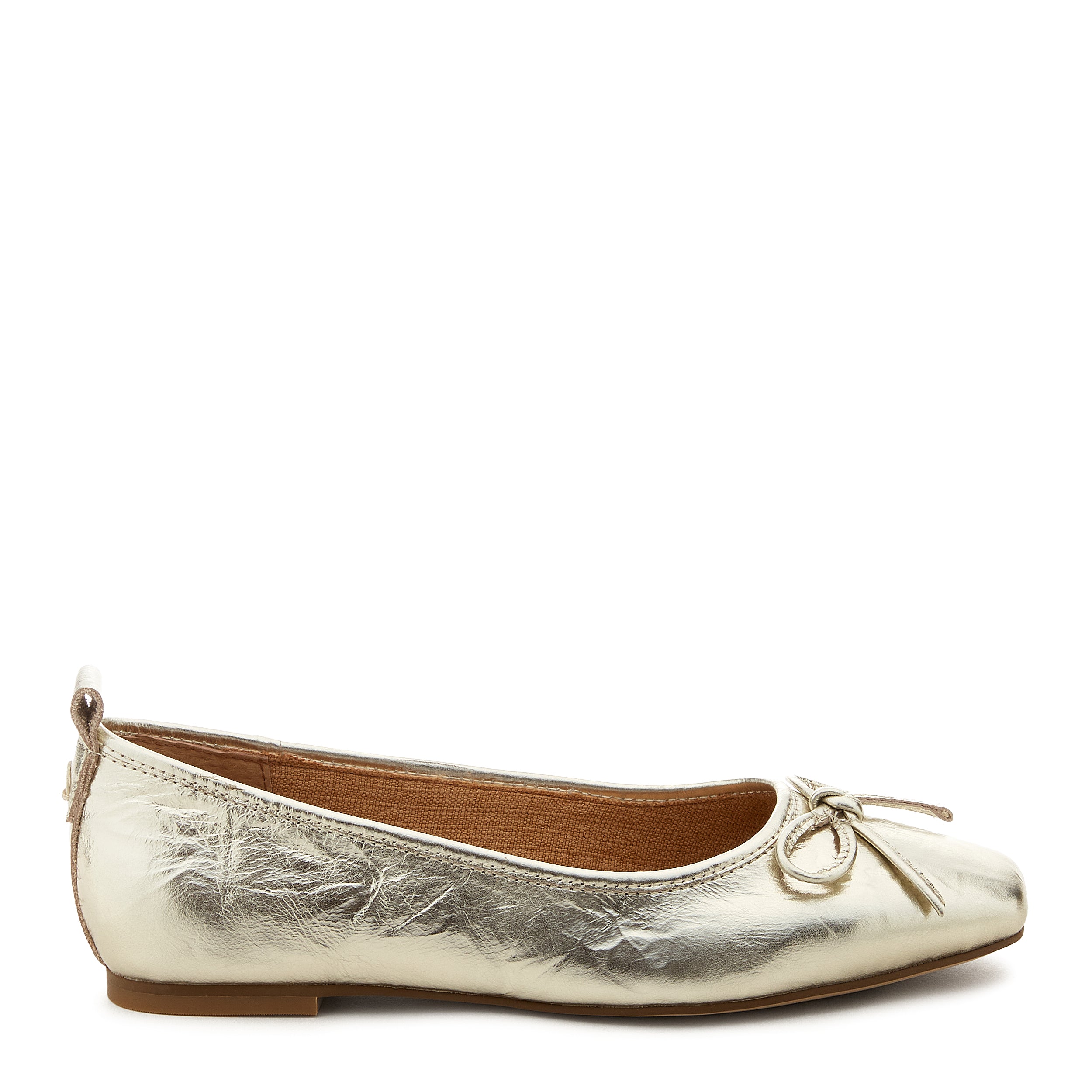 Clarks gold flats online