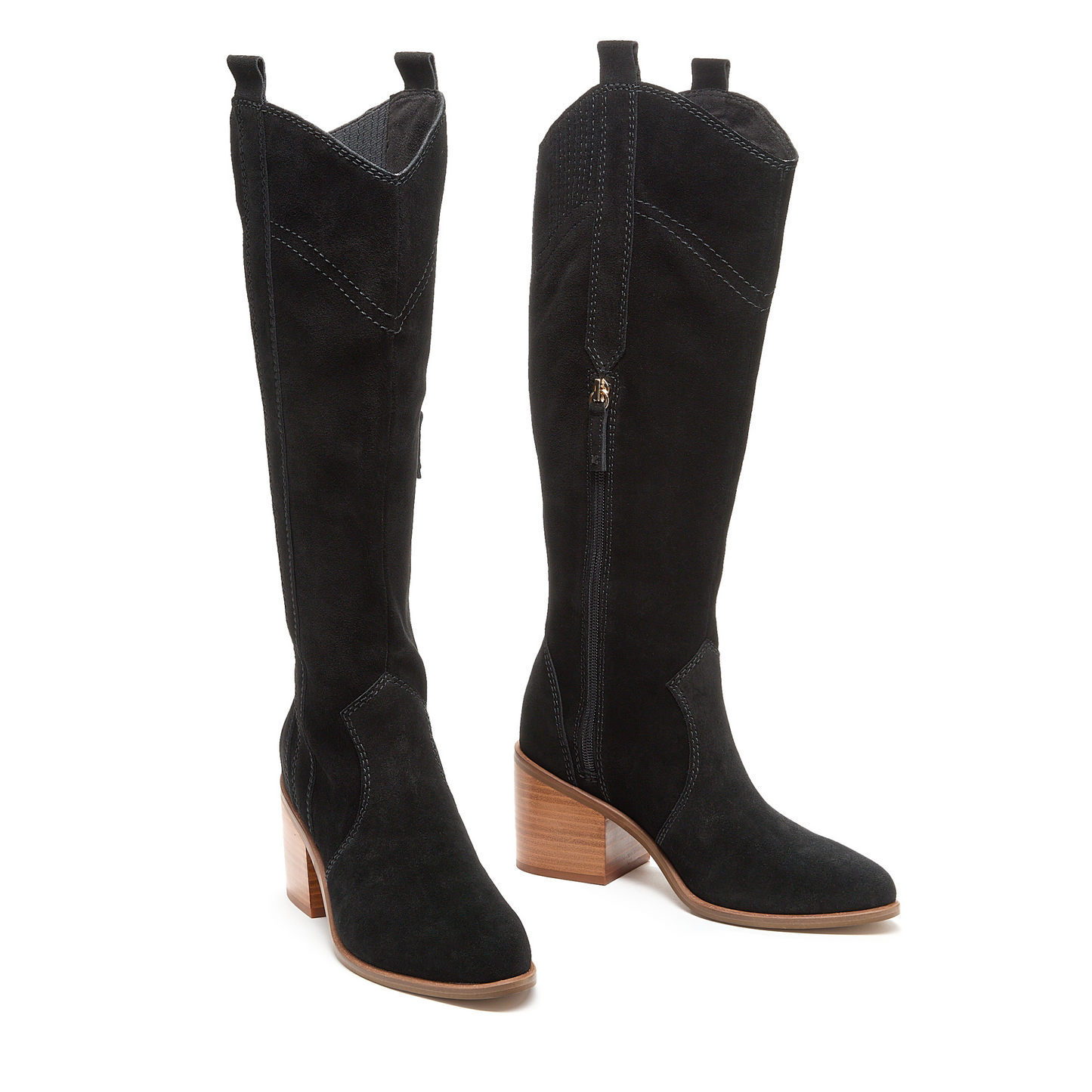 Echo Black Tall Boots