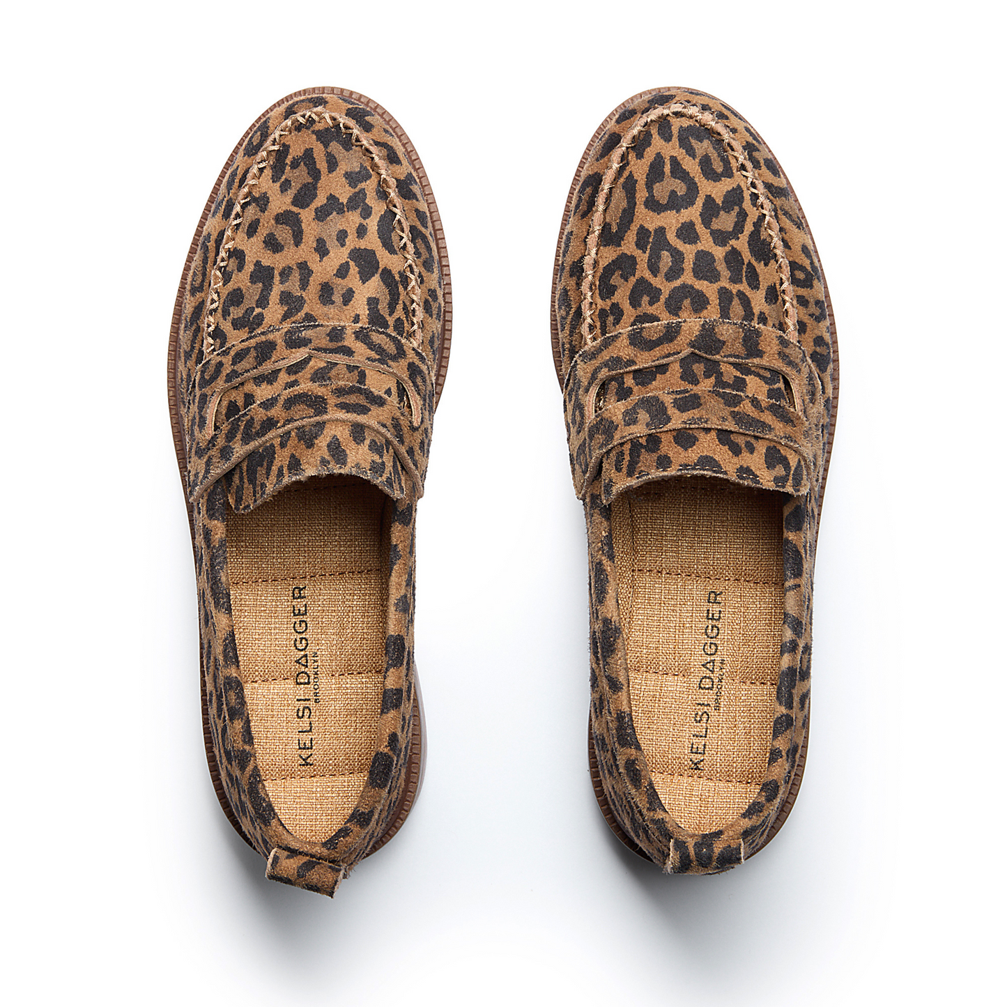 Kelsi Dagger Women's Lens Leopard Loafers - Leopard Print Suede