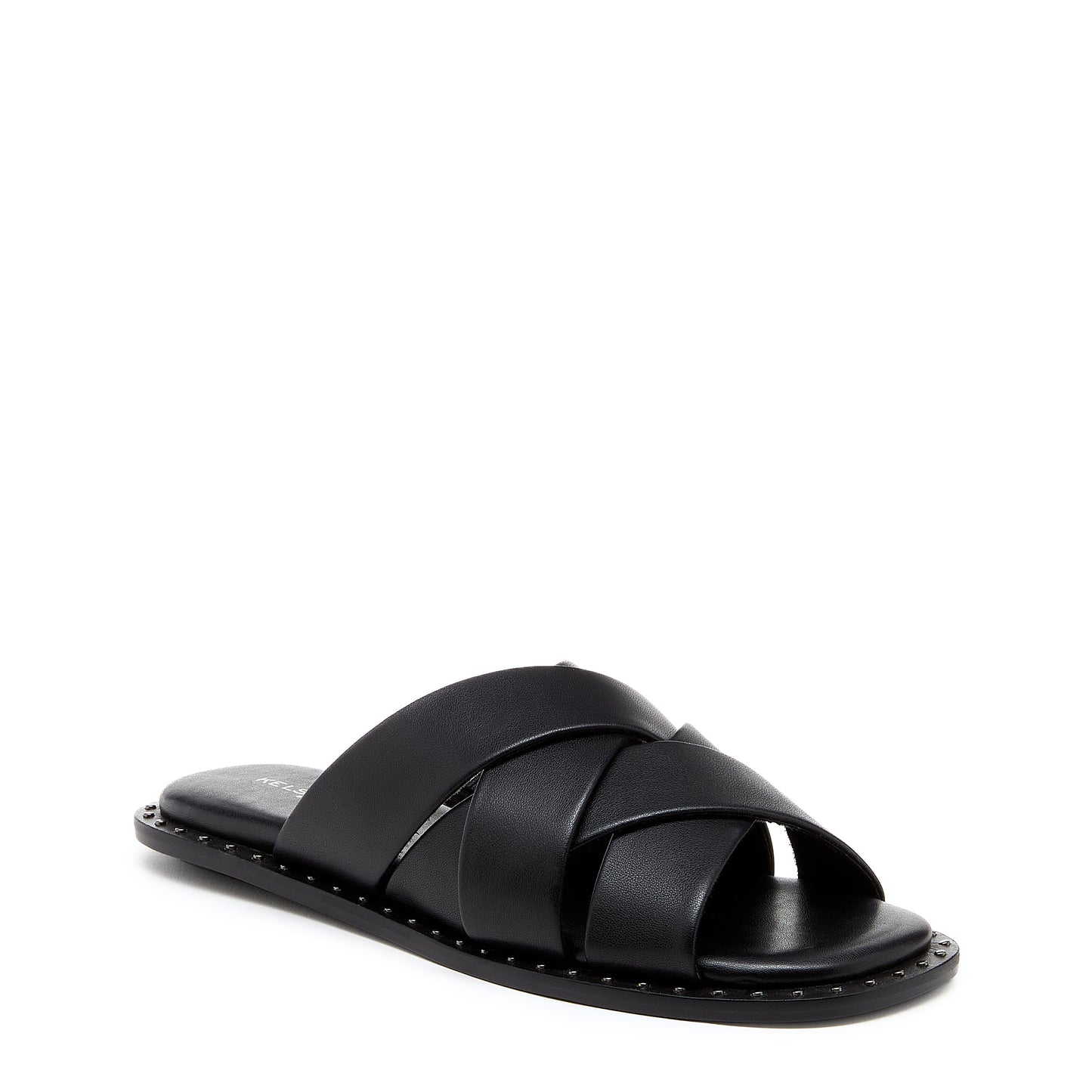 Bravo Black Leather Sandal