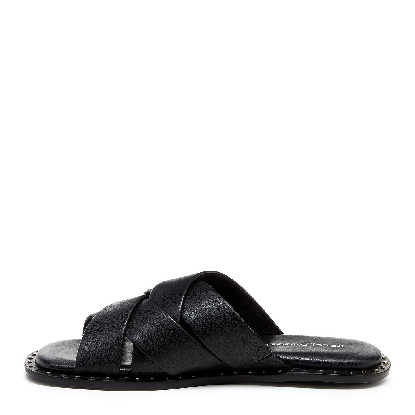 Bravo Black Leather Sandal