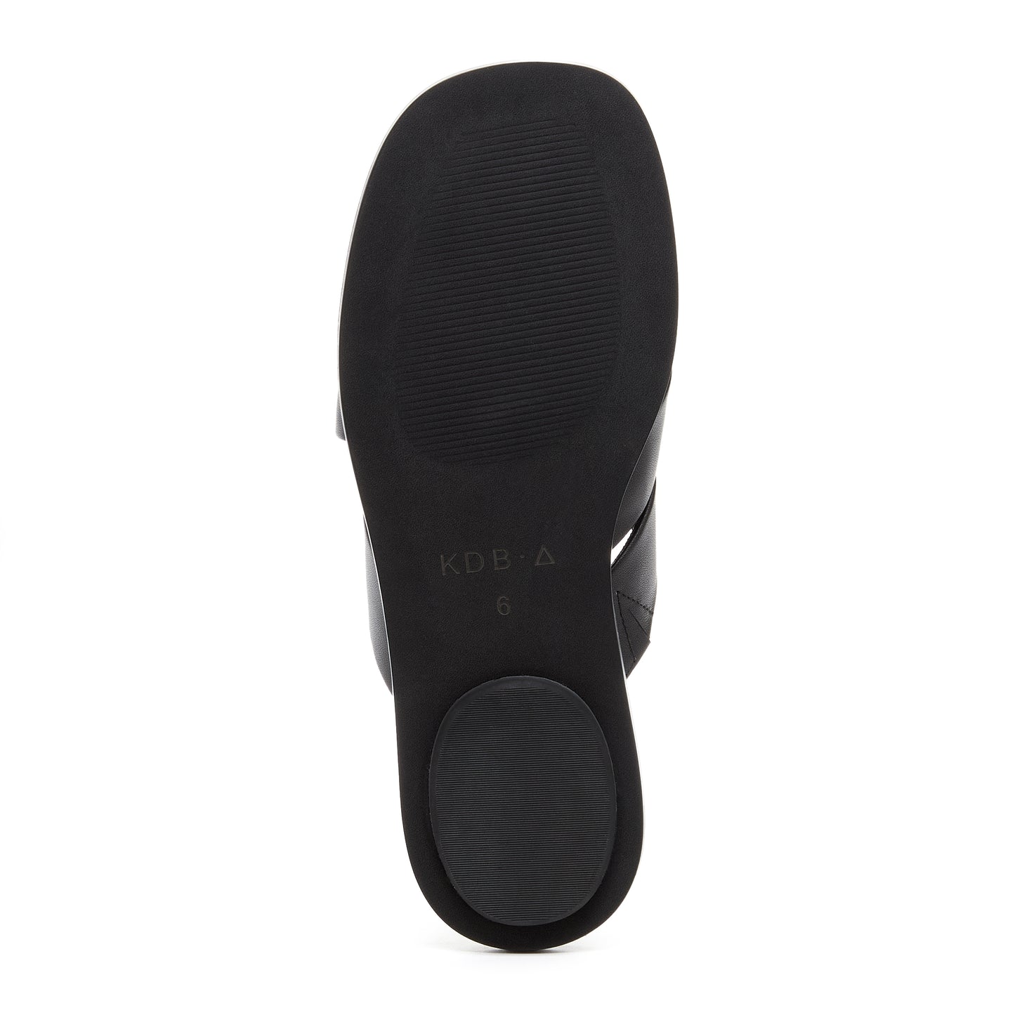 Bravo Black Leather Sandal