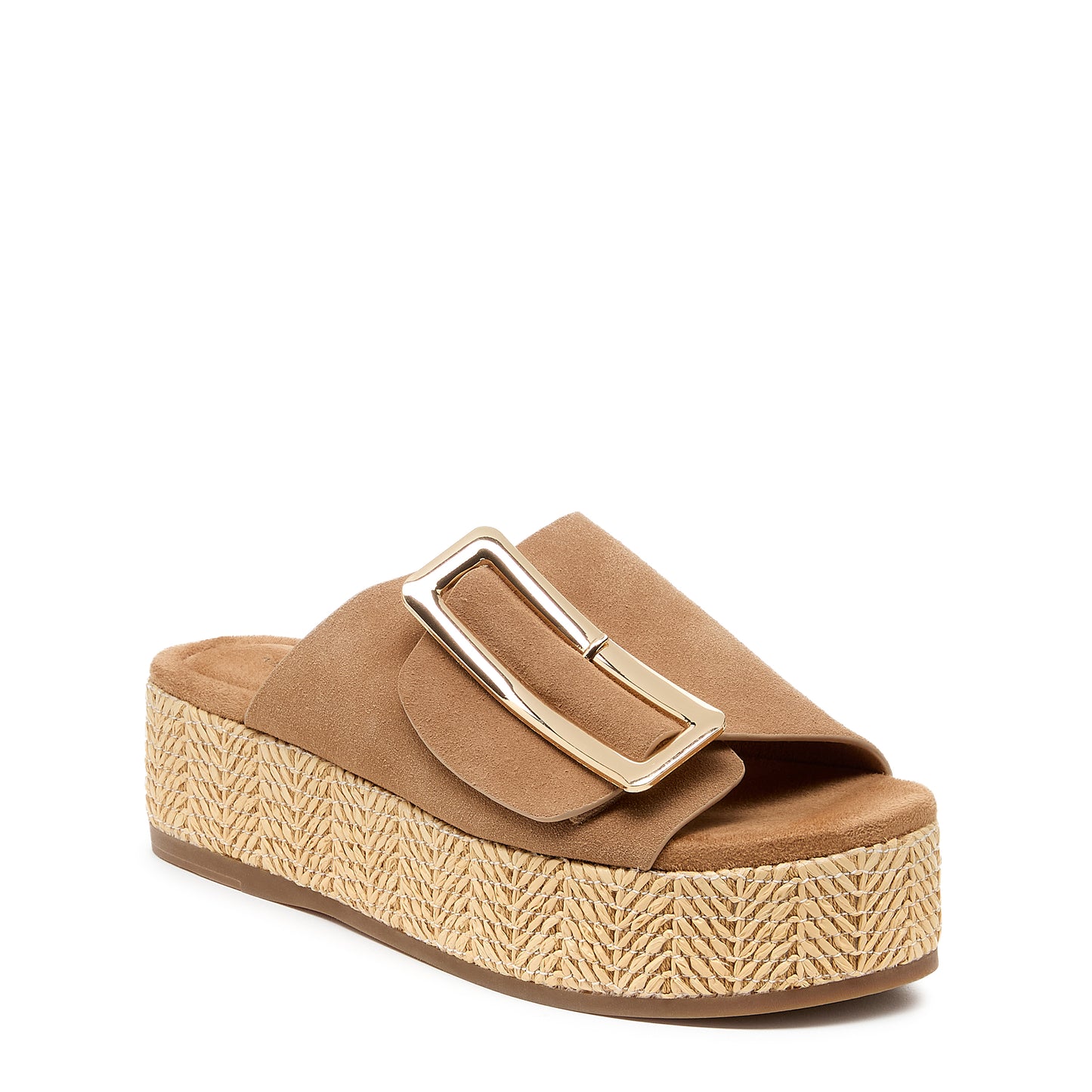 Dover Shell Raffia Platform Sandals