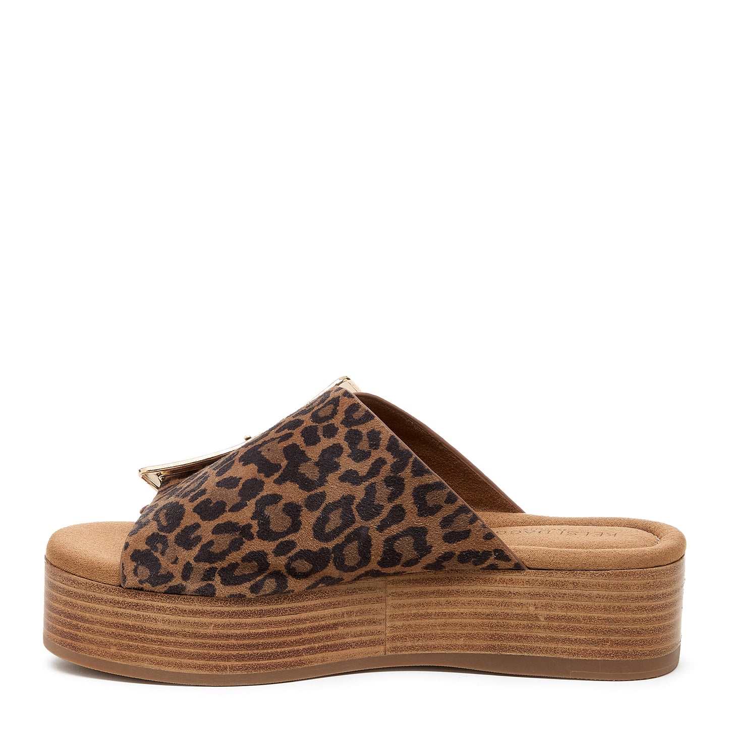 Dover Leopard Suede Platform Sandals - Women's Stacked Leather Sandals