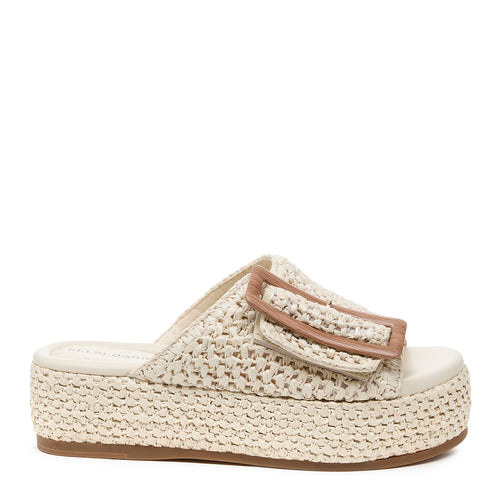 Dover Shell Raffia Platform Sandals