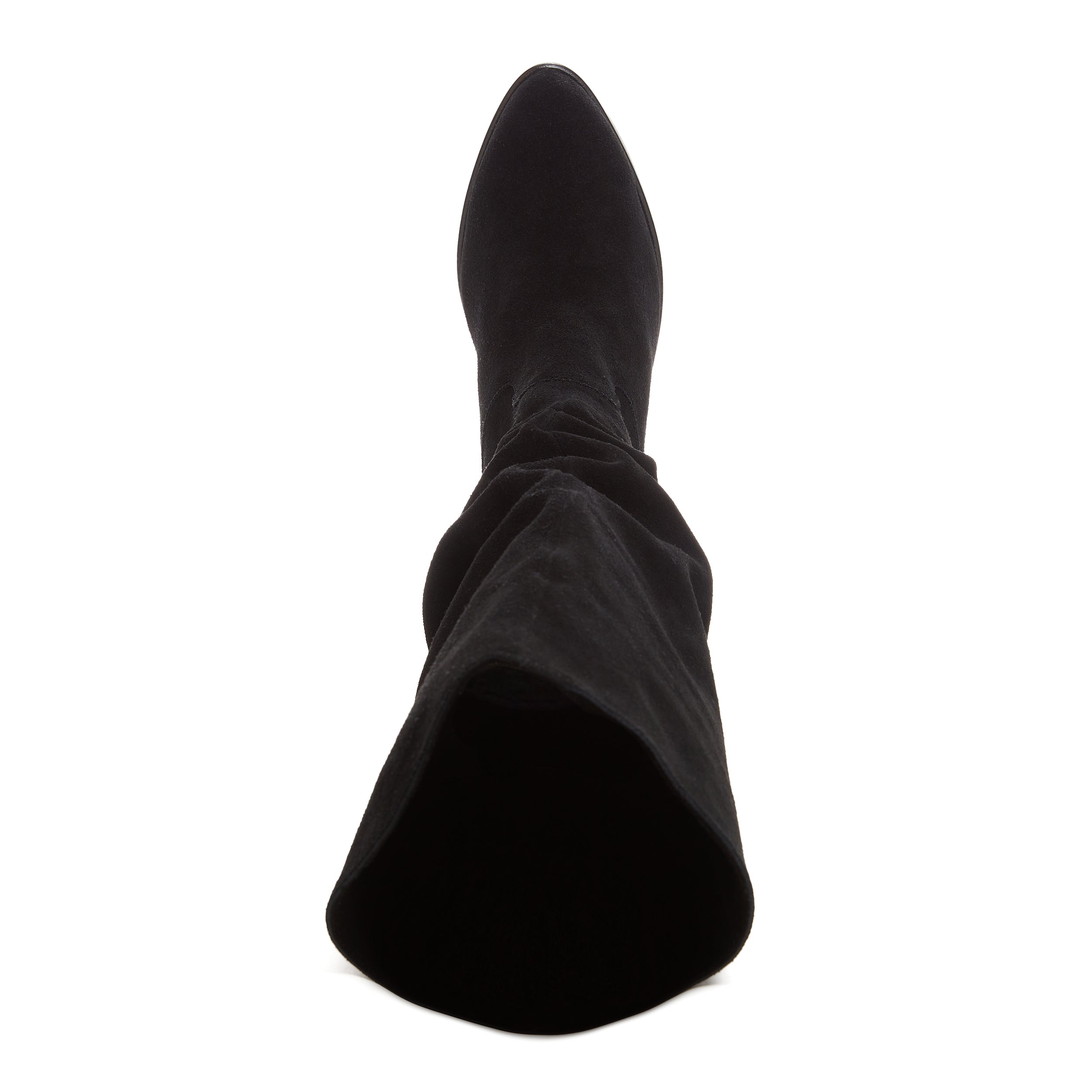 Women's black suede on sale booties