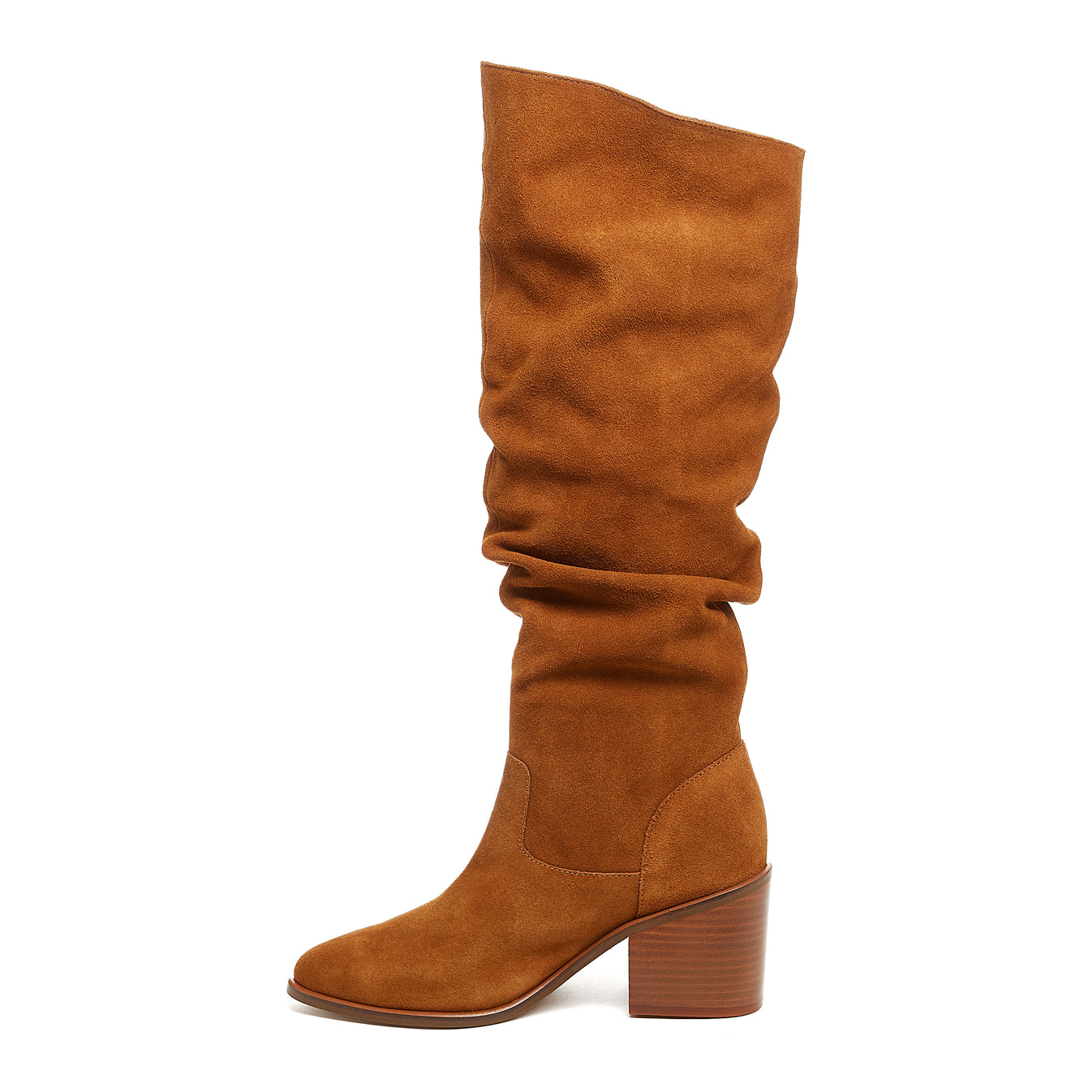 Women's Easton Cognac Suede Slouchy Boots by Kelsi Dagger BK®