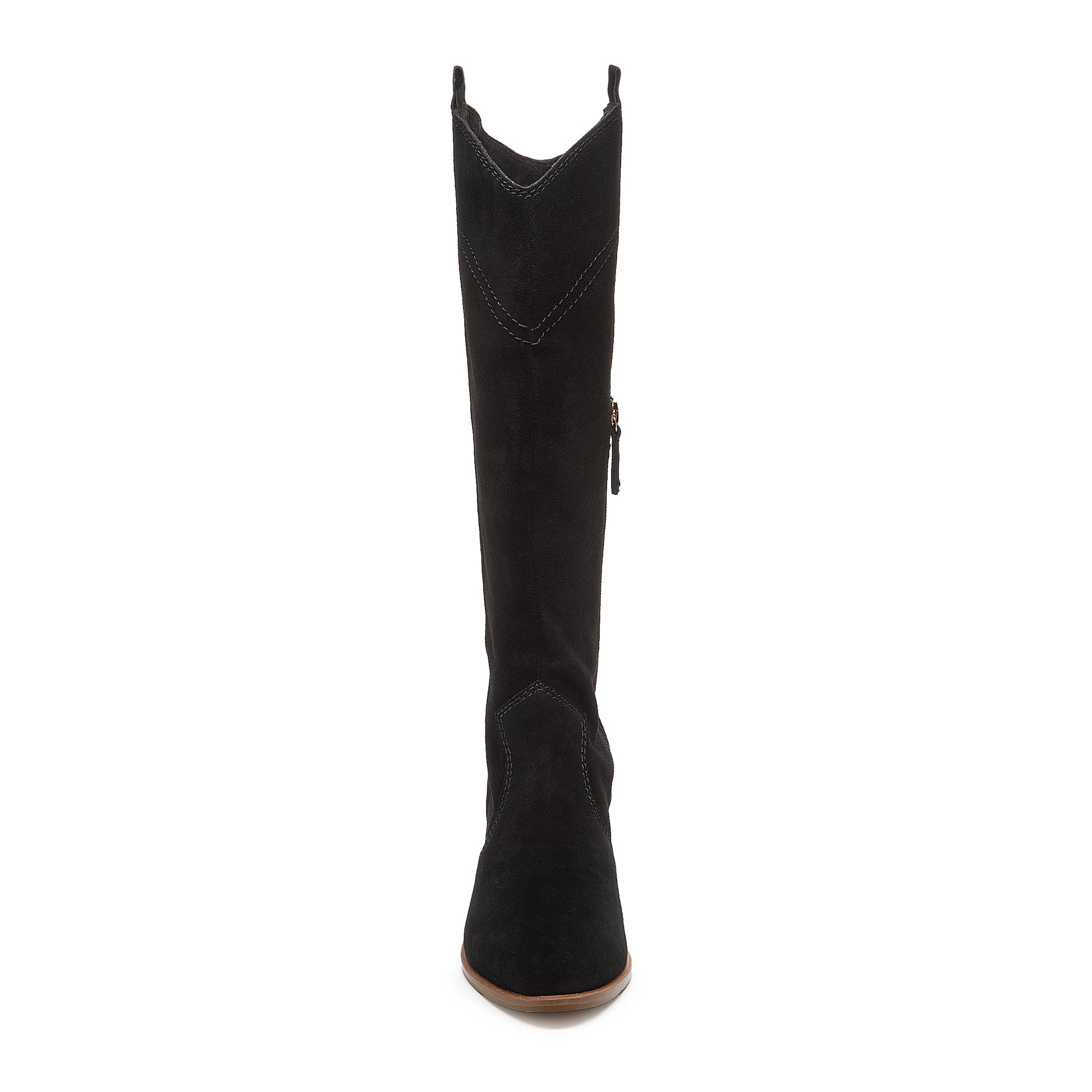 Women's Kelsi Dagger Brooklyn Echo Black Suede Tall Boots