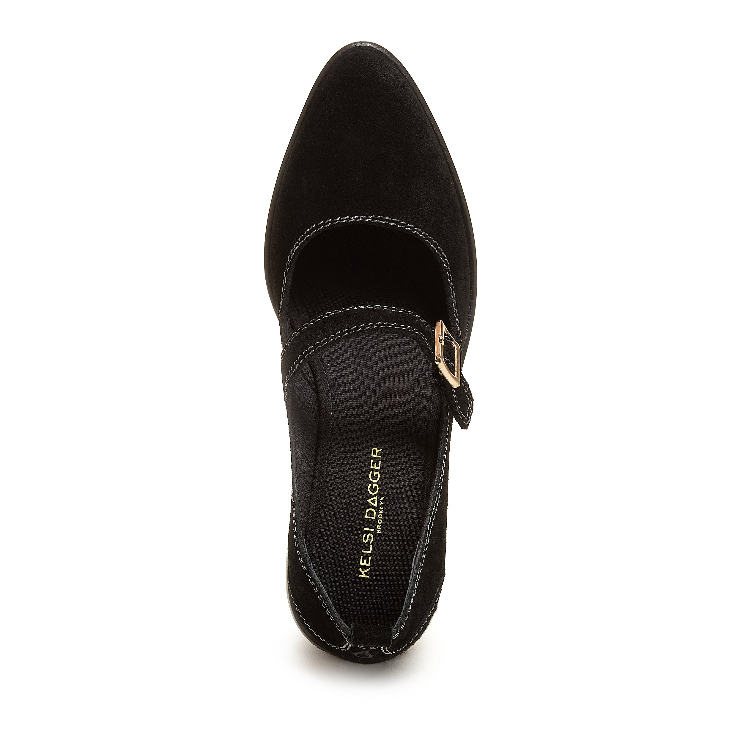 Women's Elm Black Suede Mary Janes by Kelsi Dagger BK®