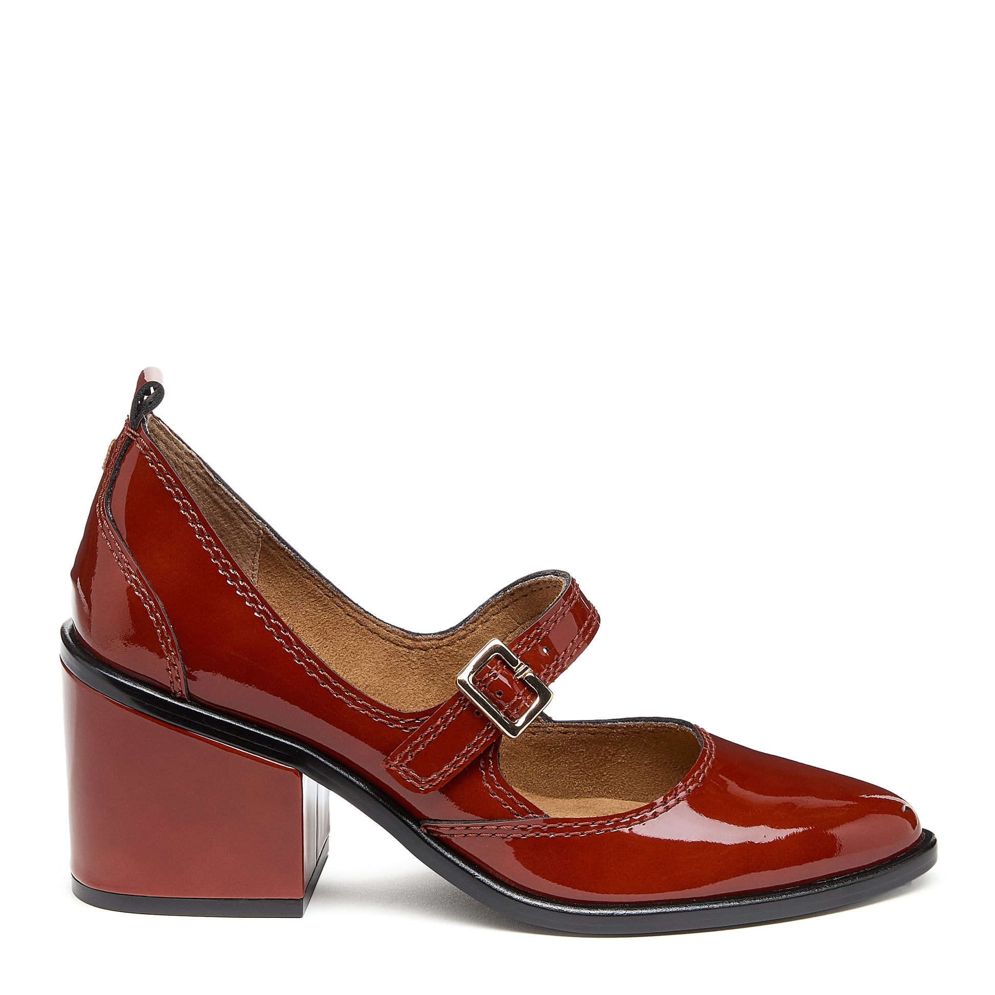 Women's Kelsi Dagger Brooklyn Elm Scarlet Patent Mary Janes