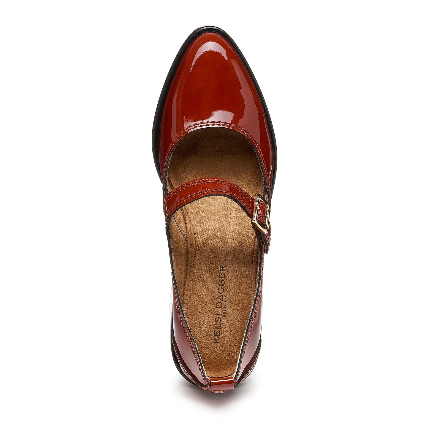 Women's Kelsi Dagger Brooklyn Elm Scarlet Patent Mary Janes