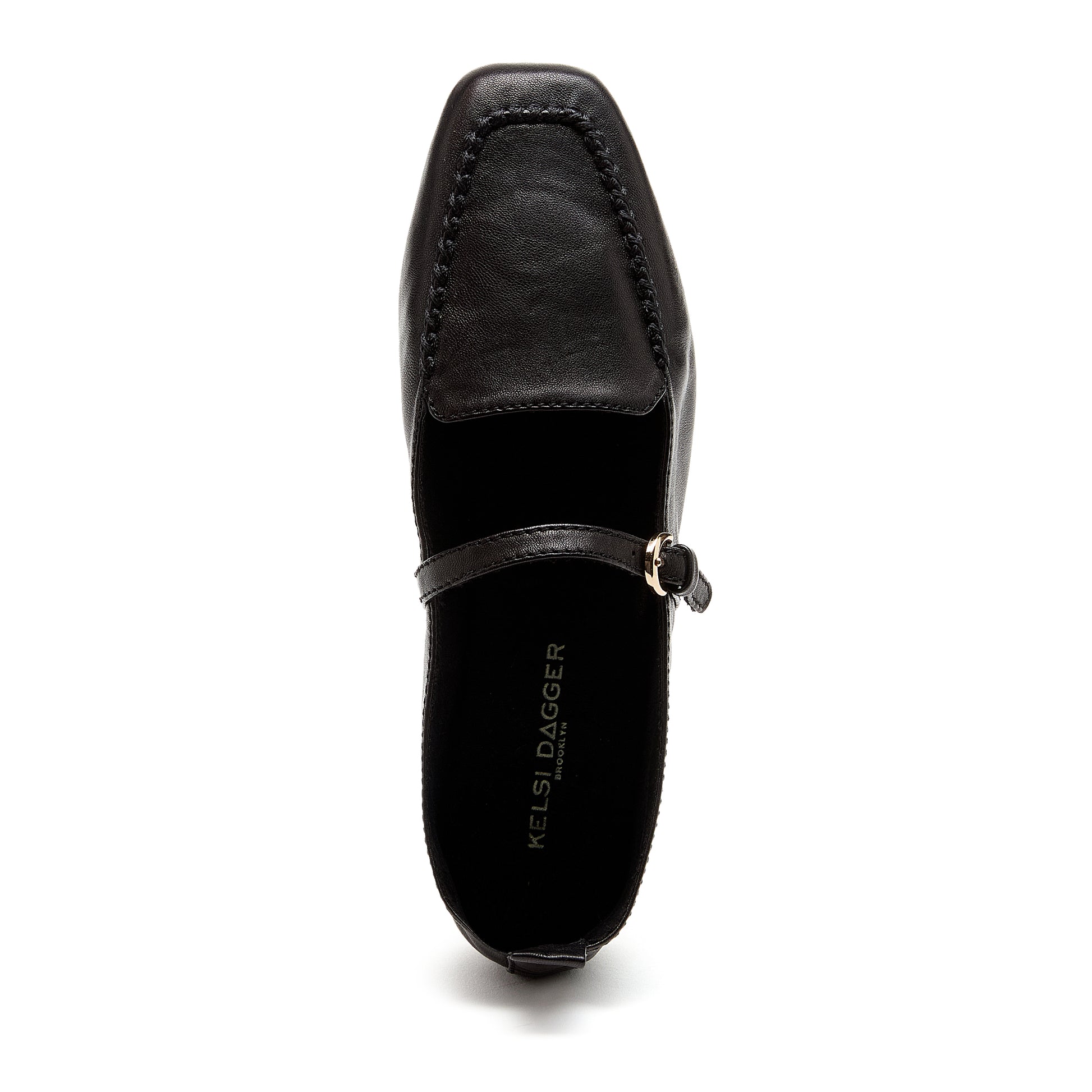 Women's Kelsi Dagger Brooklyn Ferry Black Mary Jane Flats