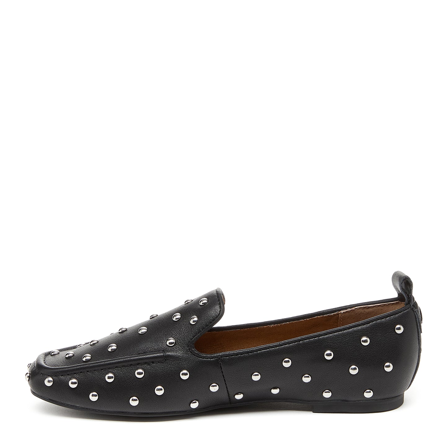 Kelsi Dagger Brooklyn Finley Black Stud Loafers Women's