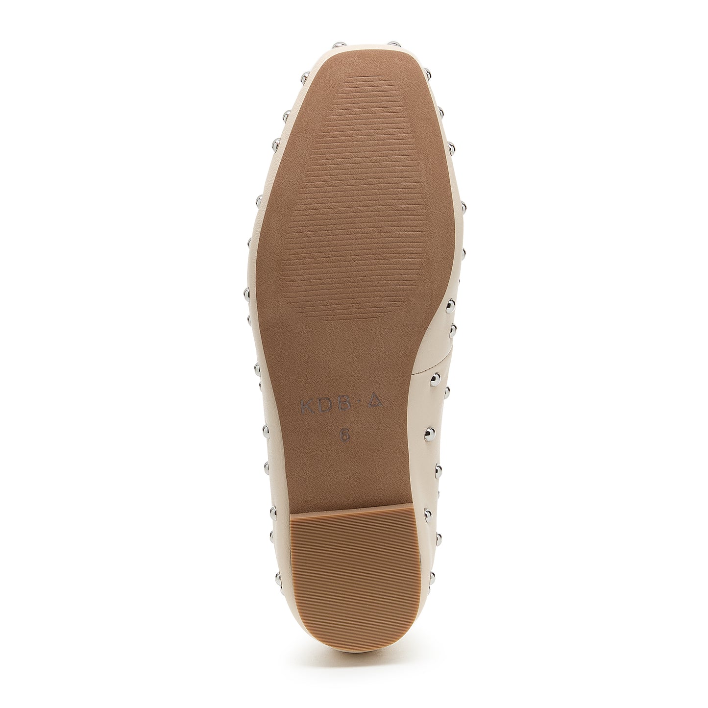 Finley Cream Stud Loafers