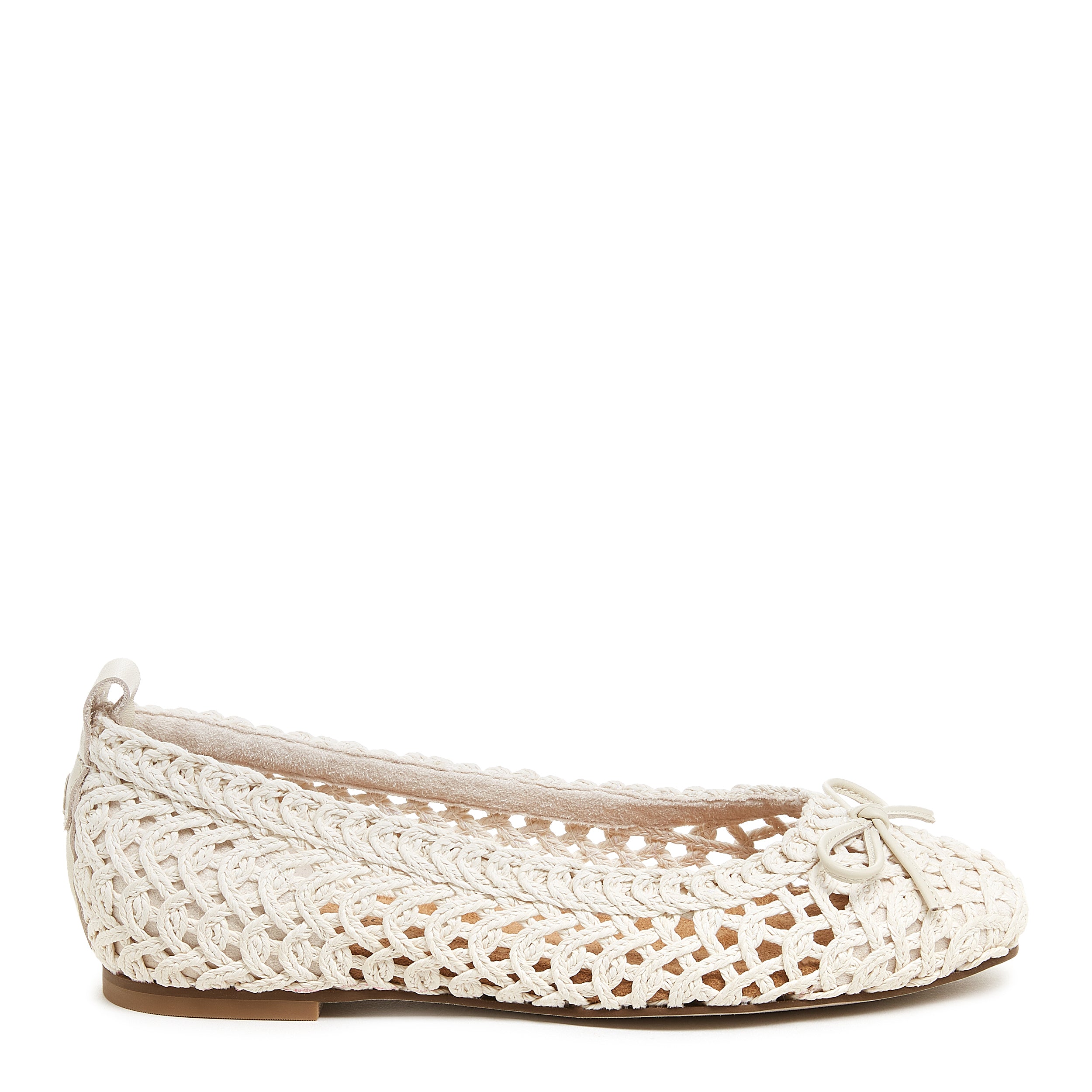 Crochet discount ballet flats