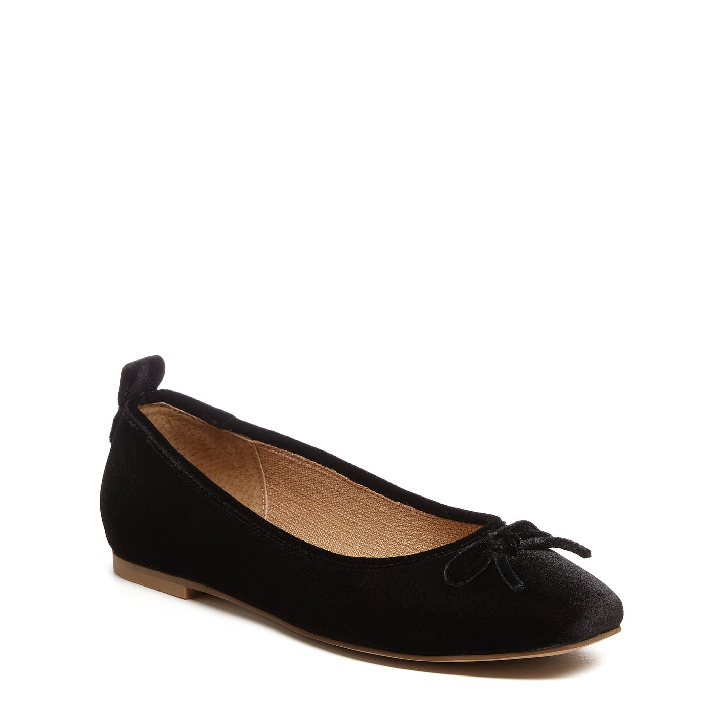 Women's Frankie Black Velvet Ballet Flats by Kelsi Dagger BK®