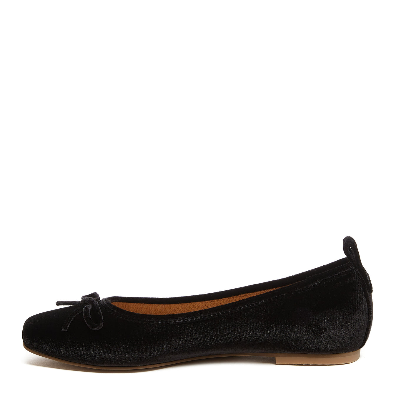 Women's Frankie Black Velvet Ballet Flats by Kelsi Dagger BK®