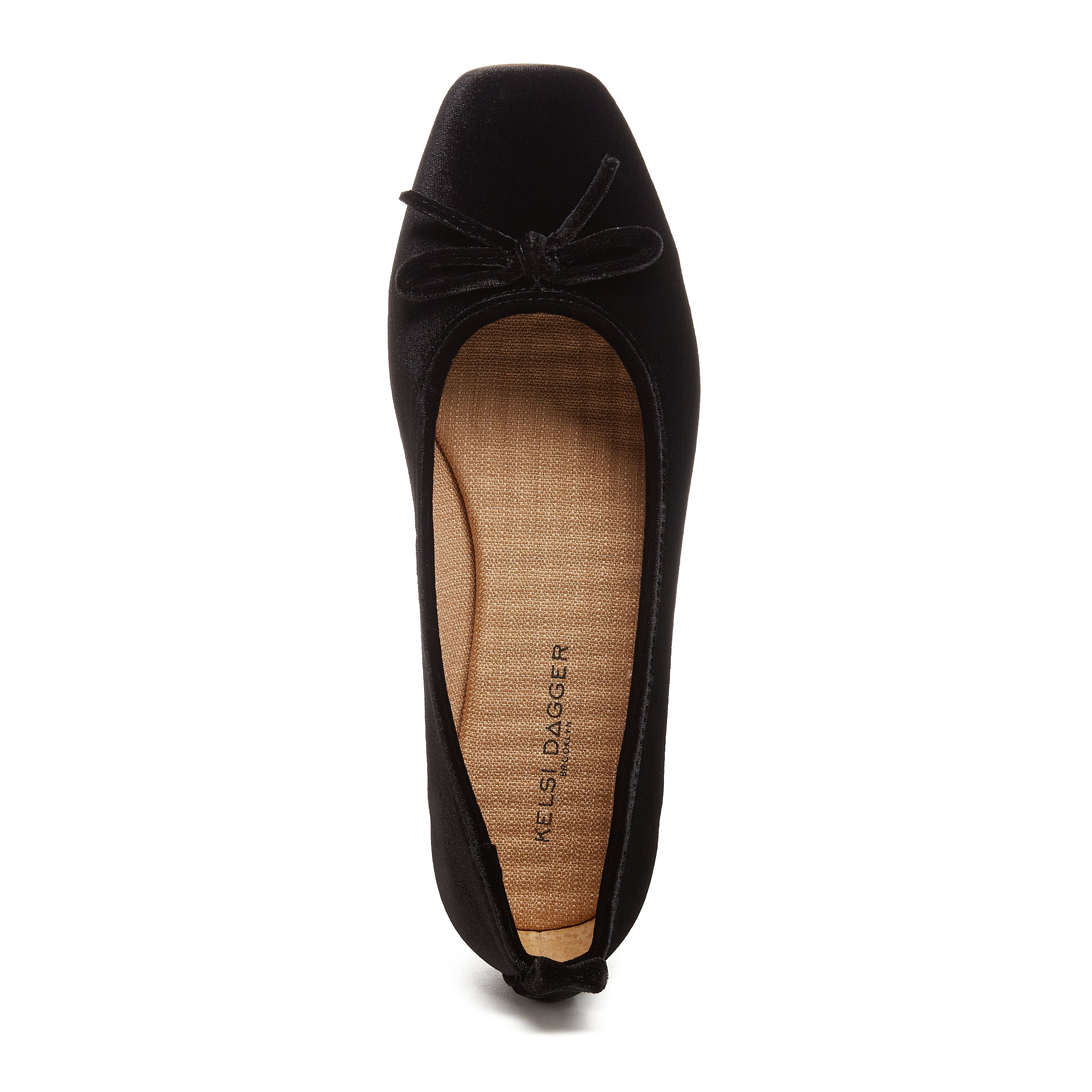 通販価格 CLANE VELVET FLAT SHOES BLACK - 靴