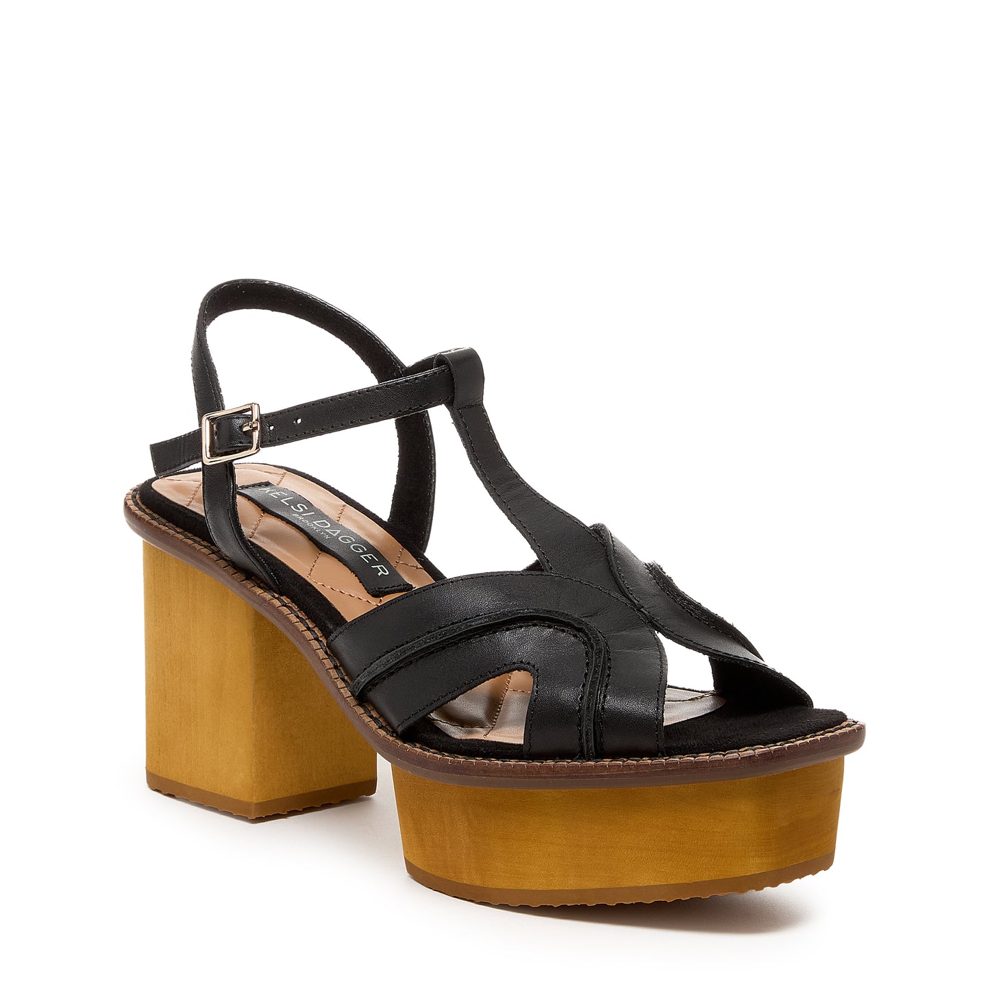 Genie Black Platform Sandals