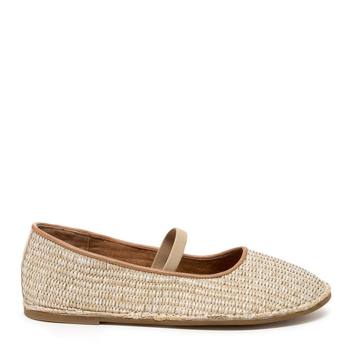 Harper Raffia Mary Jane Flats