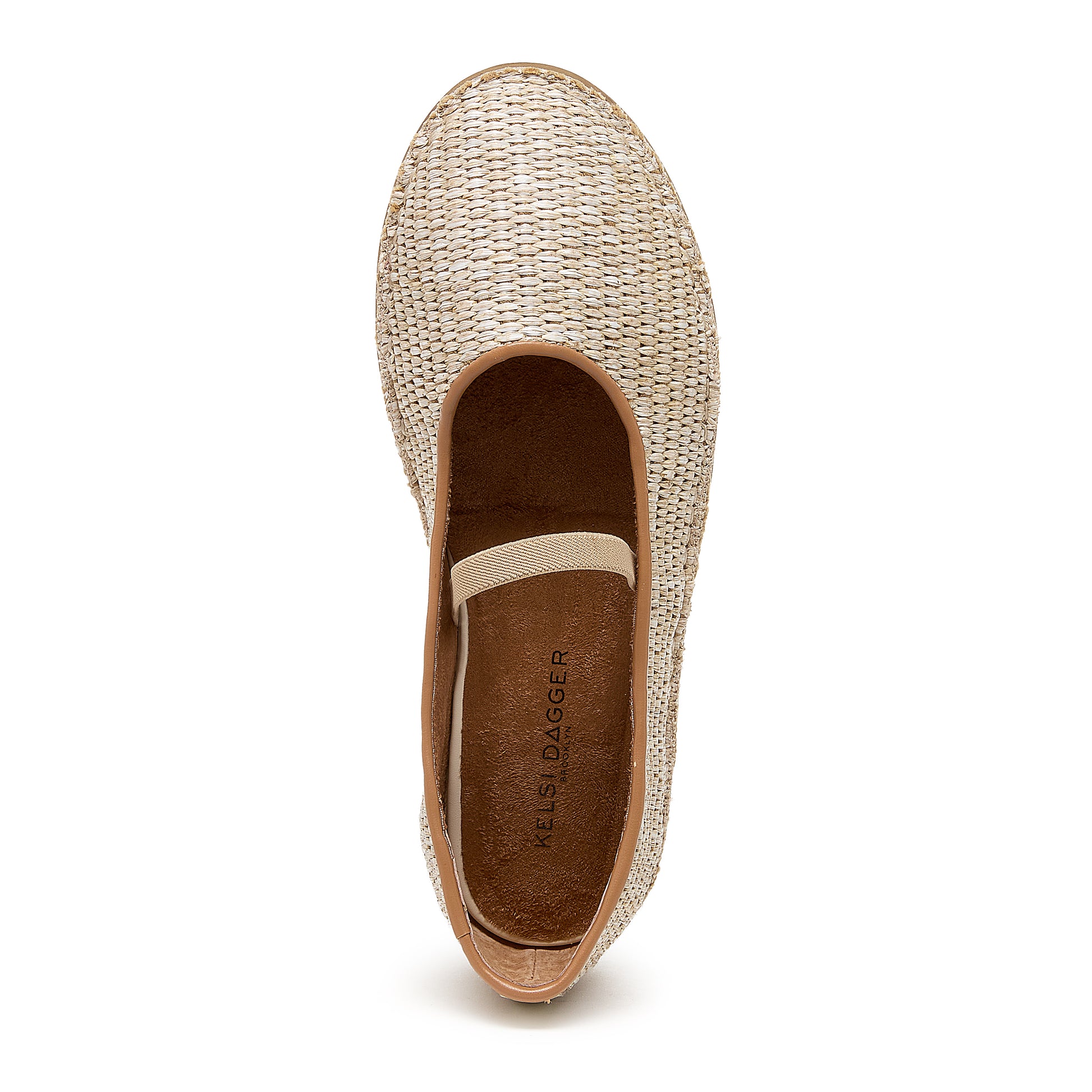 Kelsi Dagger Brooklyn Women's Harper Raffia Mary Jane Flats