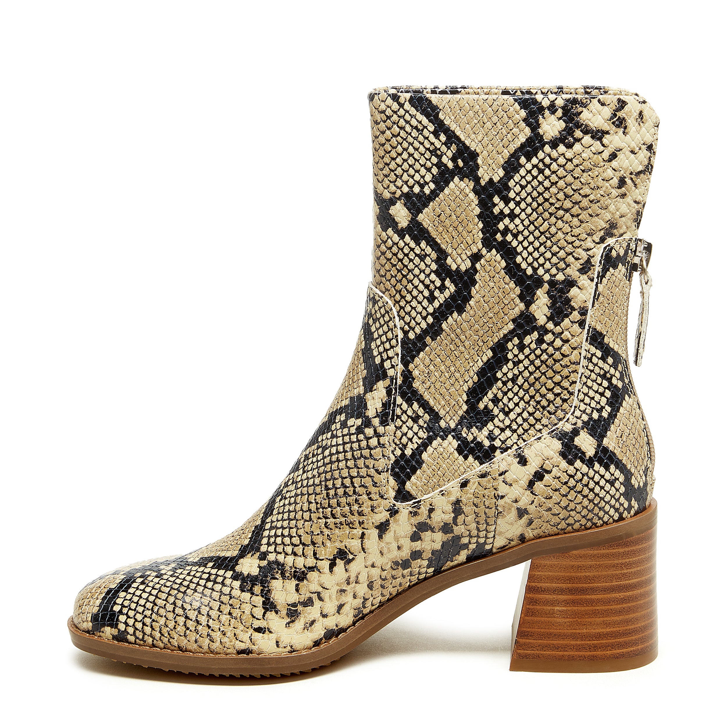 Snakeskin store womens booties