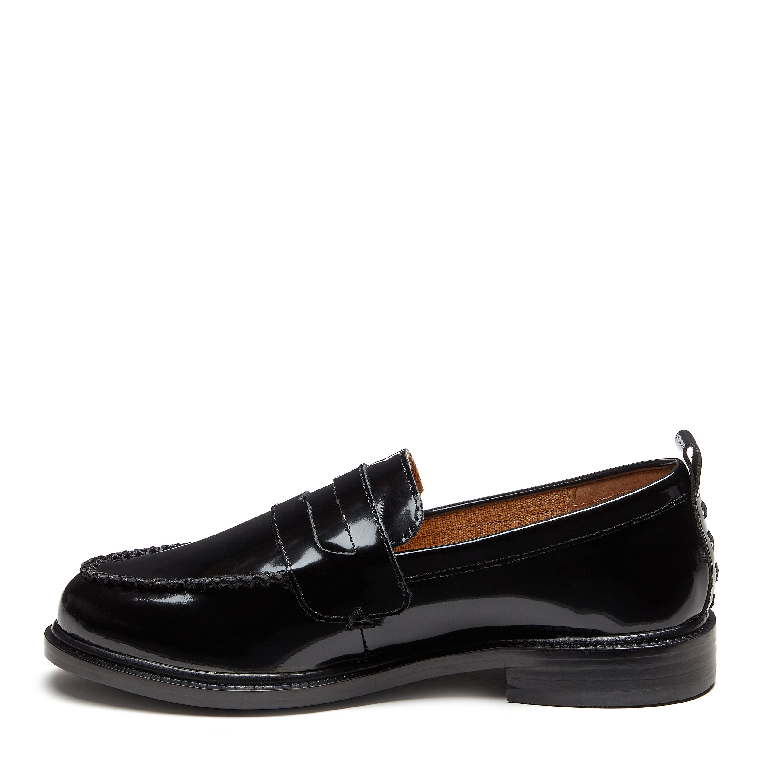 Womans leather store loafers