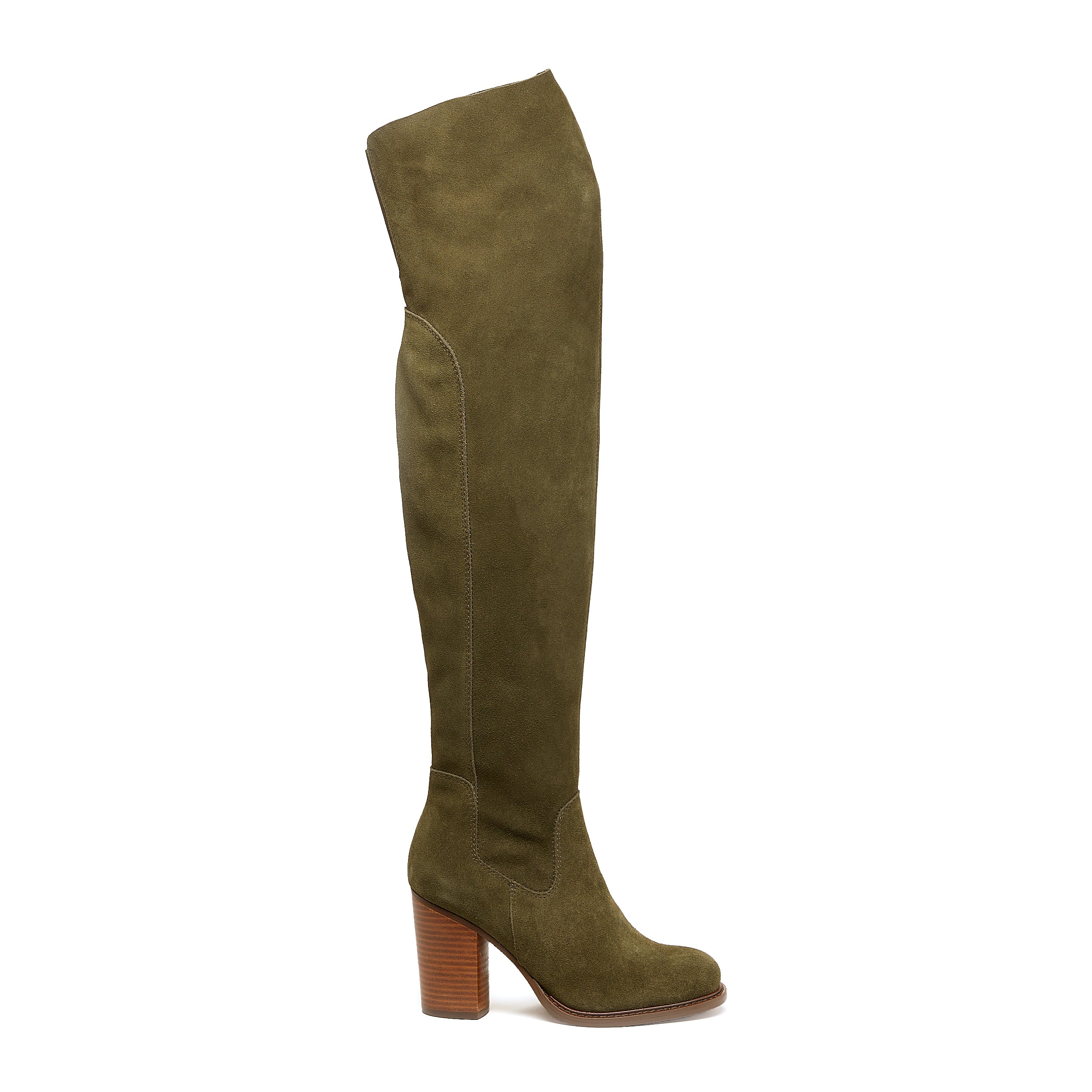 Olive knee high sales boots