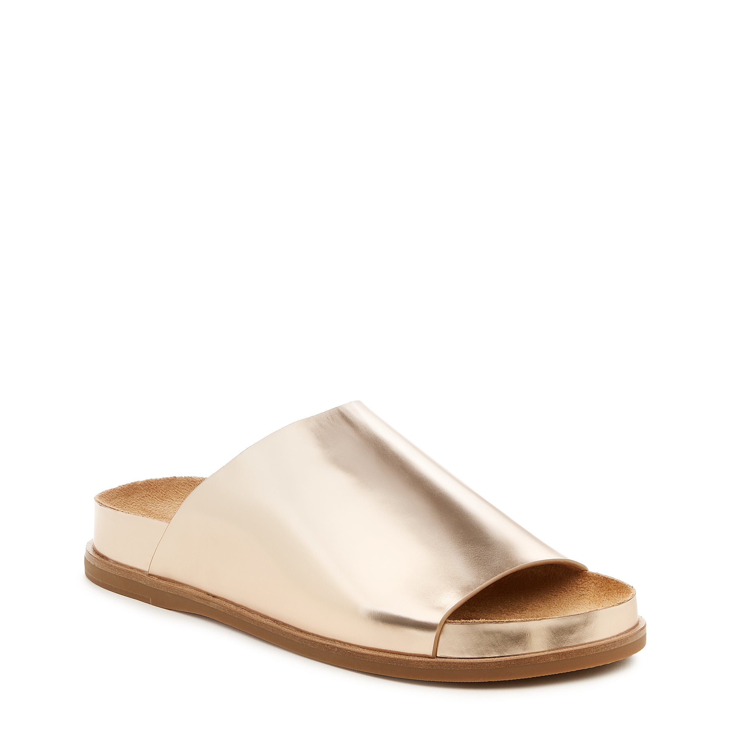 Matte store gold sandals