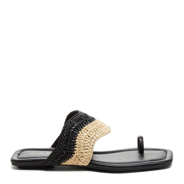 Theo Natural Raffia Sandals Kelsi Dagger BK