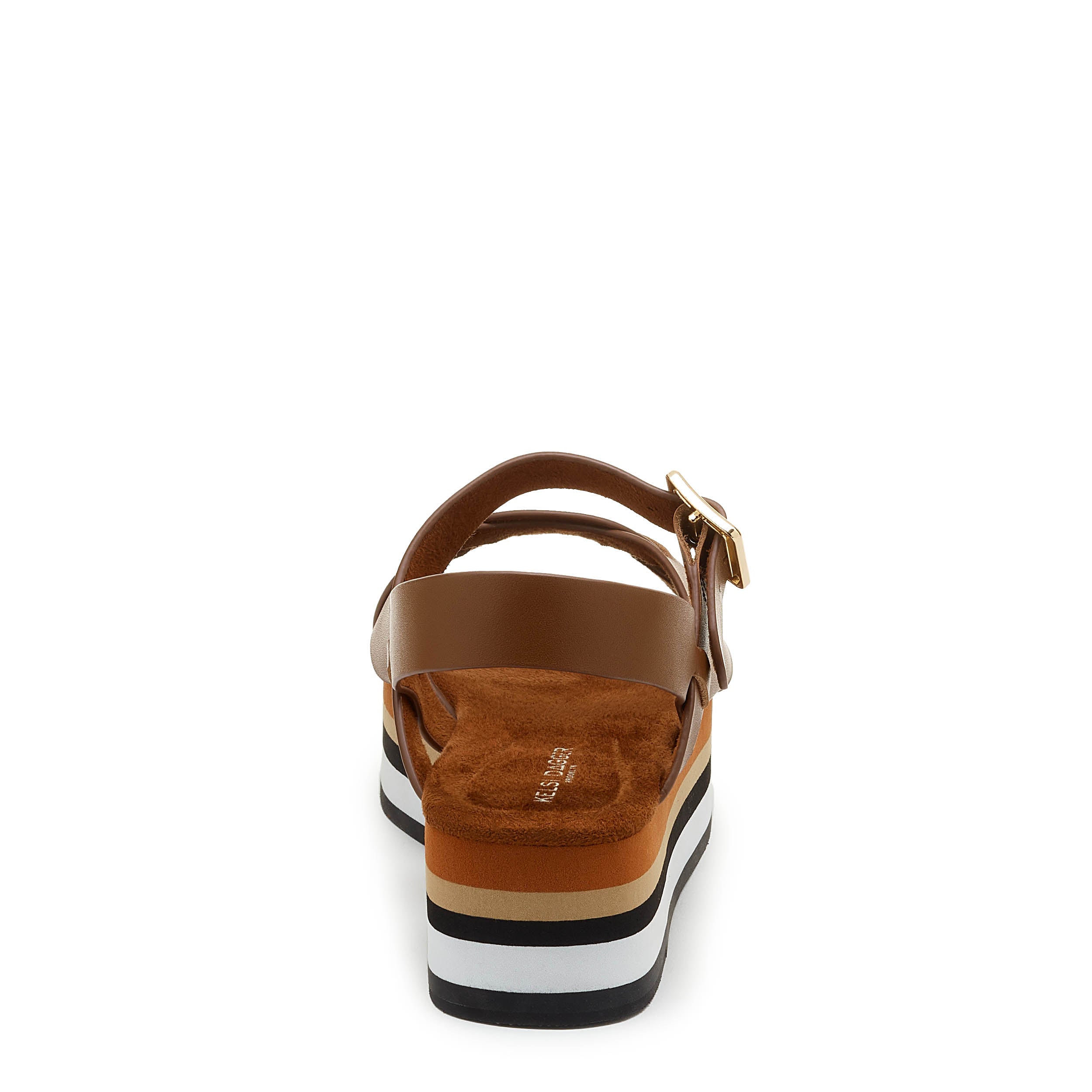 Women's Breeze Peanut Tricolor Platform Sandal by Kelsi Dagger BK®